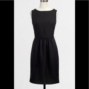 J.crew sleeveless black dress